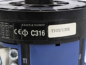 Kraus & Naimer C316 T103/13VE Lasttrennschalter -unused-