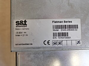 s&t embedded EN00-Z86400-02 Flatman *Display gebrochen* -used-
