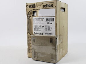 Reflex S8 Membran Druckausdehnungsgefäß + Reflex Konsole mit Spannband -unused/OVP-