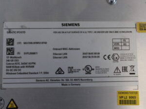 SIEMENS SIMATIC IPC477D 6AV7240-0HM53-0HA0 – Touch display -used-