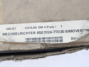SIEMENS Simovert 6SE7024-7TD30 Wechselrichter -unused/OVP-