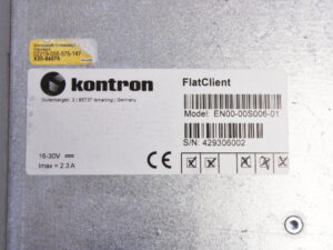 kontron FlatClient EN00-00S006-01 Panel PC -used-