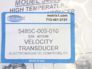 Metrix 5485C-003-010 elektromagnetischer Geschwindigkeitswandler -OVP/unused-