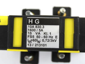 HG Stromwandler 10A 830.3/1600/5A/KL.1/15V -used-