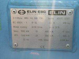 ELIN MKH 745 B06 Elektromotor 517 kW -used-