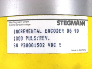 Stegmann DG 90 1000 PULS/REV 5VDC Drehgeber – unused –