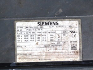 SIEMENS 1PH7163-2EG33-0BJ5 36-40kW 3-Phasen-Asynchronmotor – used –
