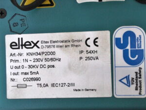Eltex KNH34/P2D00 5mA Hochspannungsgenerator – unused –