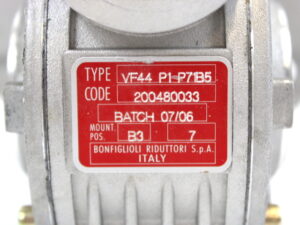 BONFIGLIOLI RIDUTTORI Schneckengetriebe VF44 P1 P71 B5 B3 – unused –