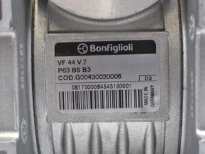 BONFIGLIOLI RIDUTTORI VF 44 V 7 / P63 B5 B3 + V 0.25 F D11 P63 B3 1 – unused –