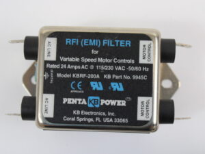 KP Electrinics  RFI EMI FILTER Variable Speed Motor Controles unused
