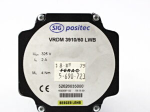 BERGER LAHR SIG positec VRDM 3910/50 LWB 3-Phasen-Schrittmotor -unused-