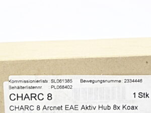 EAE Ewert Ahrensburg Electronic CHARC 8 Arcnet Aktiv Hub 8x Koax -unused-