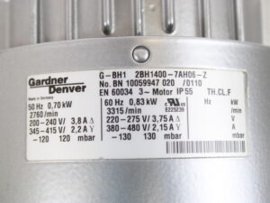 Gardner Denver G200 G-BH1 2BH1400-7AH06 Vakuumpumpe -unused-