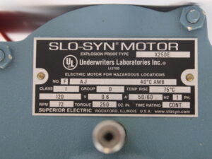 Superior Electric Slo-Syn Motor X250E -unused-