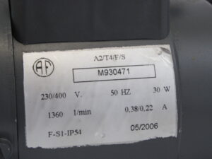 heytec Kleingetriebemotor G27-03/4 + Motor M930471 -used-
