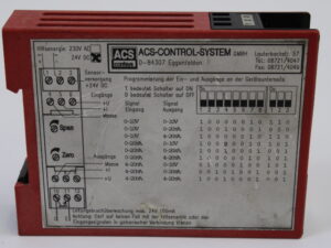 ACS Control System TVA-100 Relais -used-