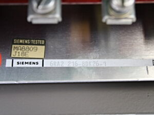 SIEMENS SIMOREG 6RA2216-8DK26-1 Stromrichter -used-