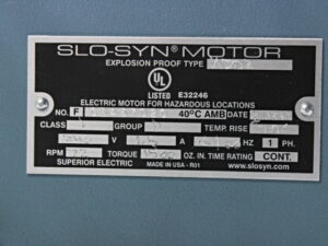 Superior Electric Slo-Syn Motor X1502 -unused-