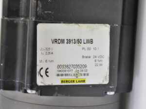 Berger Lahr VRDM 3913/50 LWB / 005827035209 Schrittmotor -used-