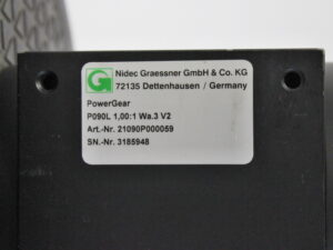 Nidec Graessner P090L Power Gear -unused-