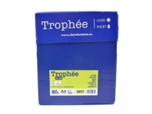 Trophée Gelb 2977C 80g/m2 A4 2500 Blatt Druckerpapier – OVP/unused –