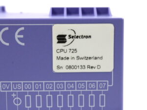 Selectron CPU725 44120075 24VDC PLC CPU Kontrolleinheit – OVP/unused –