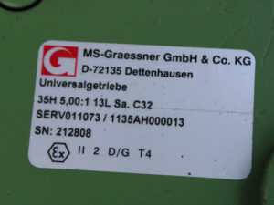 MS-Graessner 1135AH000013 Universalgetriebe -unused-
