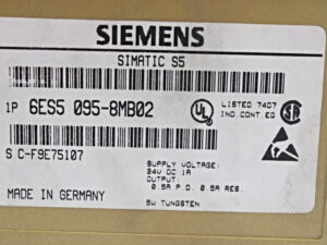 SIEMENS SIMATIC 6ES5095-8MB02 KOMPAKTGERAET S5-95U -OVP/used-