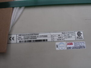 ABB 500 DCS501B2000-41-21P2000 Thyristor-Stromrichter -used-