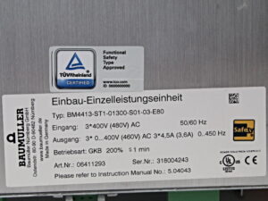 Baumüller BM4413-ST1-01300-S01-03-E80 Einzelleistungseinheit -unused-
