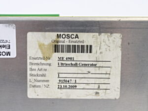 MOSCA Elektronik SP 1021 Netzteil -used-