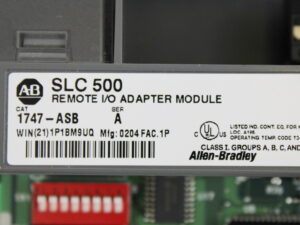 Alllen-Bradley 1747-ASB Remote I/O Adapter Module -unused/ovp-