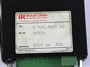 Braun C 124.100 W2 Tachometer -used-