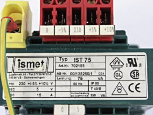ISMET Transformator IST 75 -used-