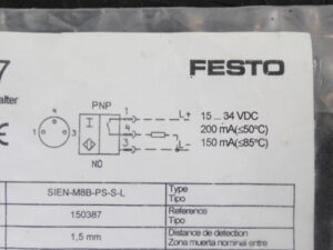 Festo SIEN-M8B-PS-S-L Näherungsschalter -unused/ovp-