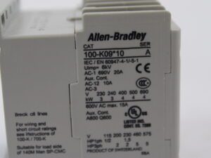Allen Bradley 100-K09DJ10 Leistungsschütz -OVP/unused-