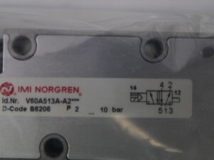 NORGREN V60A513A-A213J In-Line Wegeventile Elektropneumatisch -OVP/unused-