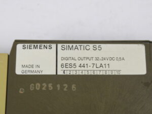 SIEMENS SIMATIC S5 6ES5441-7LA11 E:01 -unused-