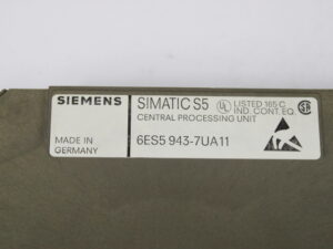 SIEMENS SIMATIC S5 6ES5943-7UA11 E:05 -used-