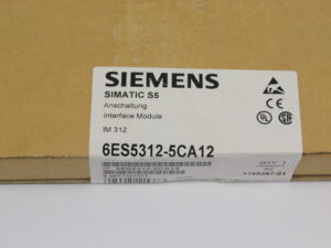 SIEMENS SIMATIC S5 6ES5312-5CA12 E:02 -unused- -OVP/sealed-