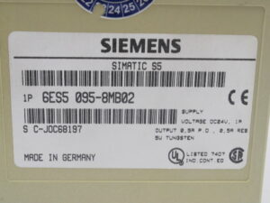 SIEMENS SIMATIC S5 6ES5095-8MB02 E:05 –used-