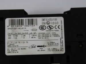SIEMENS 3RV1021-4DA15 Leistungsschalter -OVP/unused-