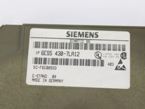 SIEMENS SIMATIC S5 6ES5430-7LA12 E:04 -used-