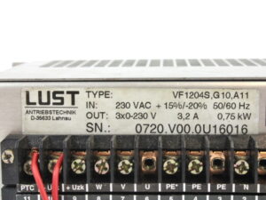 LUST VF1204S,G10,A11 VF1000 0,75kW Frequenzumrichter – used –