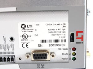 LUST LTI CDB34.014,W2.4,BR,SH 5,5kW Servo Controller – OVP/unused –
