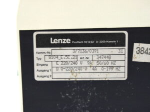 Lenze 8104_E.5C.21 347448 9/4A Frequenzumrichter – used –