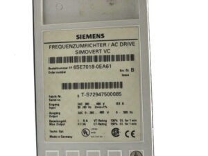 SIEMENS 6SE7018-0EA61 380-480V Frequenzumrichter – OVP/used –