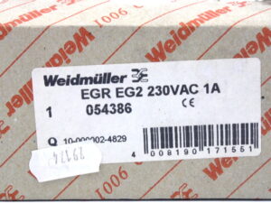 Weidmüller EGR EG2 230VAC 1A 054386 Relaiskoppler – OVP/unused –