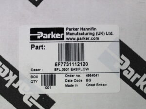 Parker EASIFLOW EF7731112120  -unused/sealed-